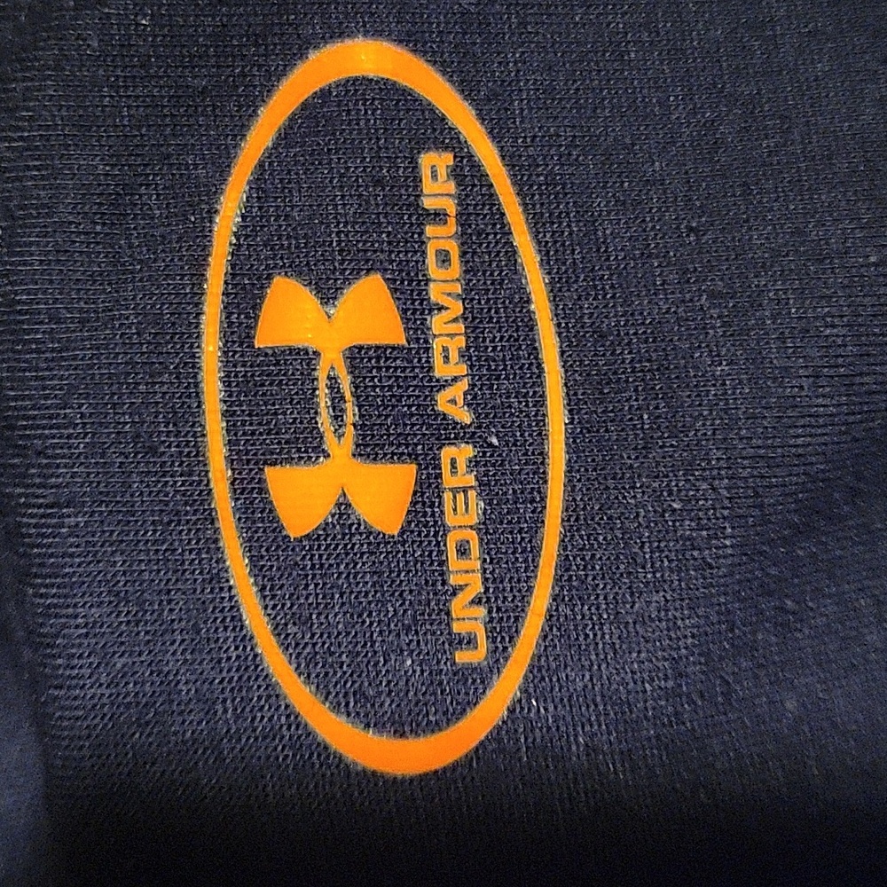 Under Armour Kids Blue and Black Long Sleeve Shirt - Picture 2 of 2